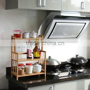 Kitchen Bamboo Rack Rack Set for Spices, Bamboo Rack Set thumbnail-2