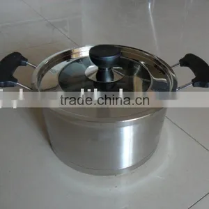 Stainless Steel Soup Pot With Right Angle thumbnail-1