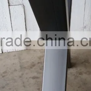 Furniture Hardware Black Powder Coated X Shape Steel Table Leg thumbnail-2