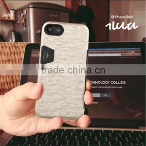 Ganada Anti-skid Card Bumper/card Pocket PC&TPU Cell Phone Case for Iphone thumbnail-5