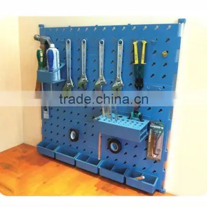 Pegboard Garage/warehouse/workshop Tool Storage,31pcs Wall Mounted Plastic Pegboard Tool Organizer Kit thumbnail-1