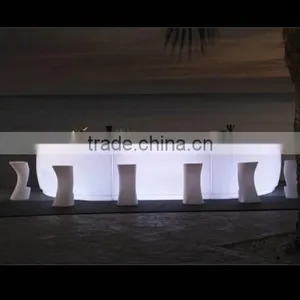 Modern Fashion Commerical High Quality Growing Lighting Plastic Bent LED Counter With 16 Colors Change thumbnail-5