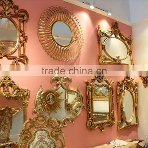 Antique Gold Starburst Wall Mirror for Home Decor thumbnail-4