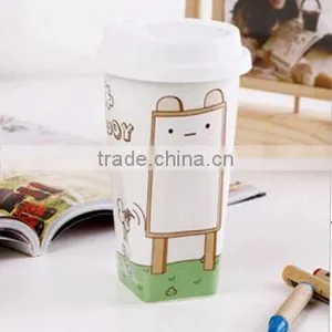2016 Cute Cartoon Design Ceramic Ceramic Coffee Cup Without Handle thumbnail-1