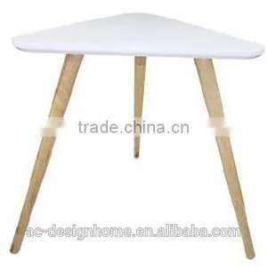 WHITE/NATURAL MDF/WOODEN TABLE thumbnail-1
