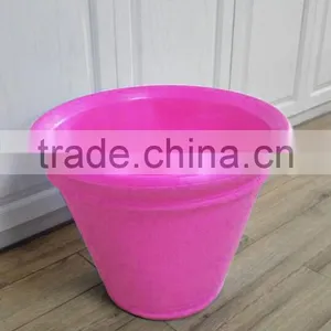 Big Size Colorful Flower Pot PE Material Gardon Pots thumbnail-3