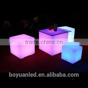 Durable Led Bar Stool, Waterproof Outdoor Stool With Rechargeable Led Light thumbnail-5
