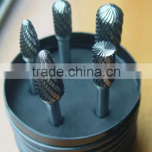 Hard Steel Removal Tungsten Carbide Rotary Burr Sets/ Hard Metal Tungsten Carbide Rotary Burrs for Metal Machining thumbnail-1