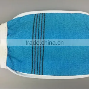 New Shower Exfoliating Mitt Wash Skin Spa Bath Glove Massage Loofah Scrubber thumbnail-1