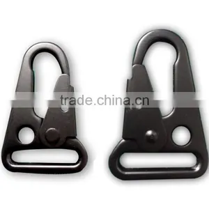 1" HK Hook, Steel Hook, HK Snap Hooks Gun Sling Hook, Snap Hook in Dull Black thumbnail-5