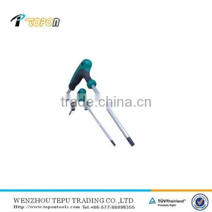 Manufacture Hand Tool T-handle Hex Key Blue Head Torx Key Wrench thumbnail-1
