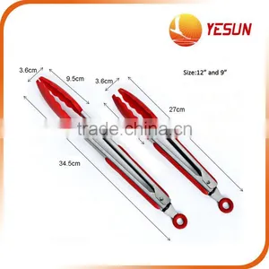 Food Garde Silicone Stainless Steel Food Tong thumbnail-1