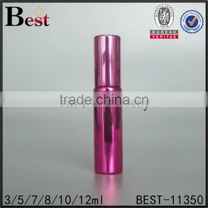 8ml 10ml 12ml Cosmetic Perfume Spray Bottle Silver Color Perfume Spray Bottle Round Shape Refill Perfume Atomizer Spray Bottle thumbnail-3