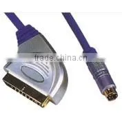 21 PIN Plug Scart(120)to S-VHS Plug Cable VK30442 thumbnail-1
