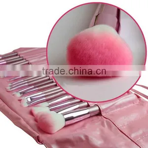 22pcs Professional Soft Cosmetic Makeup Brush Set Blush Brush/Eyeshadow Brush Pink+Pouch Bag thumbnail-1