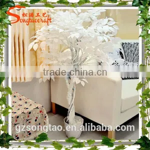 Factory Manufacture 10m White Artificial Pine Tree for Wedding Centerpiece Decoration Wooden Banyan Bonsai thumbnail-2