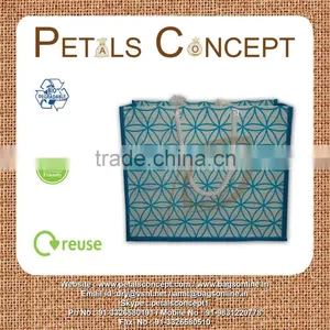 Natural Canvas Printed Gift Bag thumbnail-1