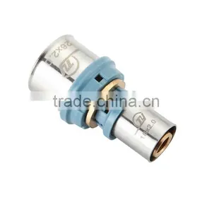 DZR BRASS REDUCING COUPLING thumbnail-1