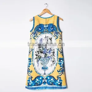 Custom Vivid Color Cotton Fabric for Ladies Printed Fabric thumbnail-2