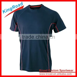 Professional Custom Made Dye Sublimation Printing Sports Loose Top Running Shirt thumbnail-1