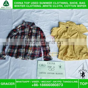 Warehouse Recycling Ladies Cotton Blouse Used Clothes thumbnail-4