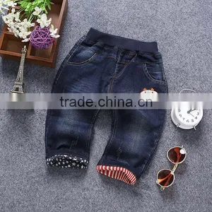 Fashion Baby Girls Boys Cute Baby Long Trouser Kids Soft Jeans Pants thumbnail-3