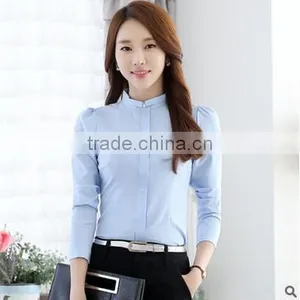 Custom Womens Chantity Nice Design Fashionable Ladies Formal Tops and Blouses Models for Summer thumbnail-1