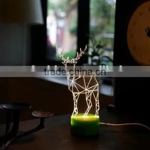 Fashion Glittering Christmas Deer LED Table Lamp thumbnail-5