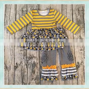 Wholesale Indonesia Baby Girls Lace Chiffon Ruffle Outfit Fall New Clothes thumbnail-1