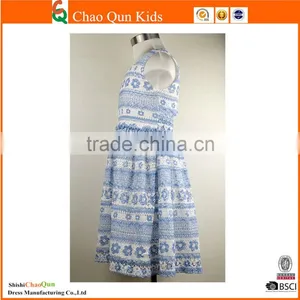 2017 Baby Girl Latest Fashion Embroidered Lace Floral Dresses for Girls Wholesale thumbnail-2