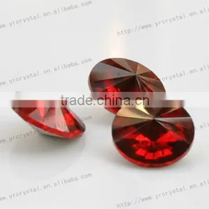 Wholesale Point Back Light Siam Color 1122 Crystal Stone Crystal Beads Crystal Fancy Stone Rivoli 8mm,10mm,12mm,14mm,16mm,18mm thumbnail-1