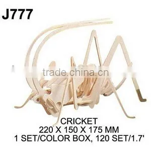 MODEL (J777) DIY WOODEN PUZZLE SET thumbnail-1