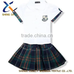 School Uniform Manufacturers High Quality Junior High School Uniforms Middle School Skirt thumbnail-2
