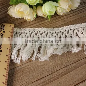 6cm Whosale Decorative Cotton Tassel Curtain Fringe Trimmings thumbnail-2