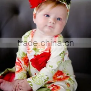 Wholesale 2017 New Style 0-3T Kids Wear Flutter Sleeve Baby Romper thumbnail-2