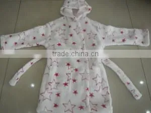 Printing-Coral-Fleece-Baby-Bathrobe thumbnail-1