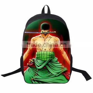 (New Arrival) One Piece Zoro Design School Bag for Children, Child School Backpack Wholesale Price thumbnail-1