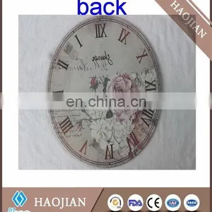 Glass Clock With Sublimation Coating, Office Desk Wall Clock thumbnail-2