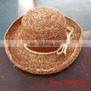 Fashion Summer Hat Straw Boater Straw Hat Wholesale thumbnail-1