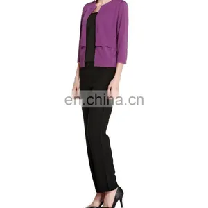 2016 New Arrivel Office Uniform Designs for Women Pants and Blouse thumbnail-1