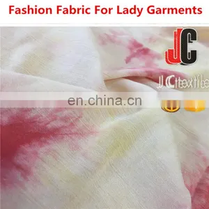 Factory Directly 100% Rayon 60s Tie Dye Rayon Crinkle Fabric thumbnail-3