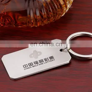 Custom Metal Keychain Square Keychain With Logo Souvenir Gift thumbnail-2