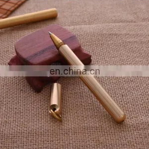 Different Size EDC Brass Gel Pen Smooth and Matte Keychain Brass Pen High-end Promotional Gel Pen thumbnail-1
