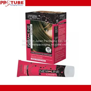 Professional Hair Dye Aluminum Collapsible Packaging Tube thumbnail-1
