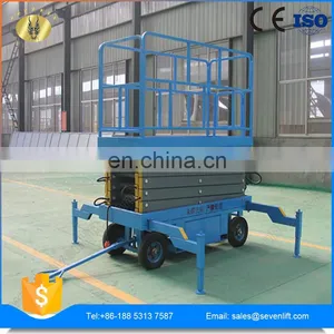 7LSJY Shandong SevenLift Cheap ce Mobile Genie Scissors Elevator Hydraulic Ladder Lift 20m thumbnail-5
