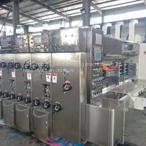 Guangzhou Slotting Printing Die Cutting on Line With Folder Guler and Stacker Machi thumbnail-2