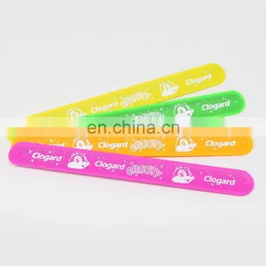 Customized Logo Silicone Slap Wristband Manufacturer thumbnail-1