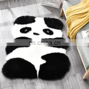 Rawhouse Hot New Style Customized Lovely Animal Shape Design Nordic Multicolor Faux Fur Area Rugs for Floor thumbnail-2