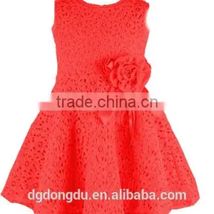 2015new Summer Dress Lace Casual Dress Lovely Little Party Dress Baby Girl Flower Dress Children Clothes thumbnail-1