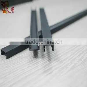 Pvc U-strip Plastic Rubber Extruded Profile thumbnail-1